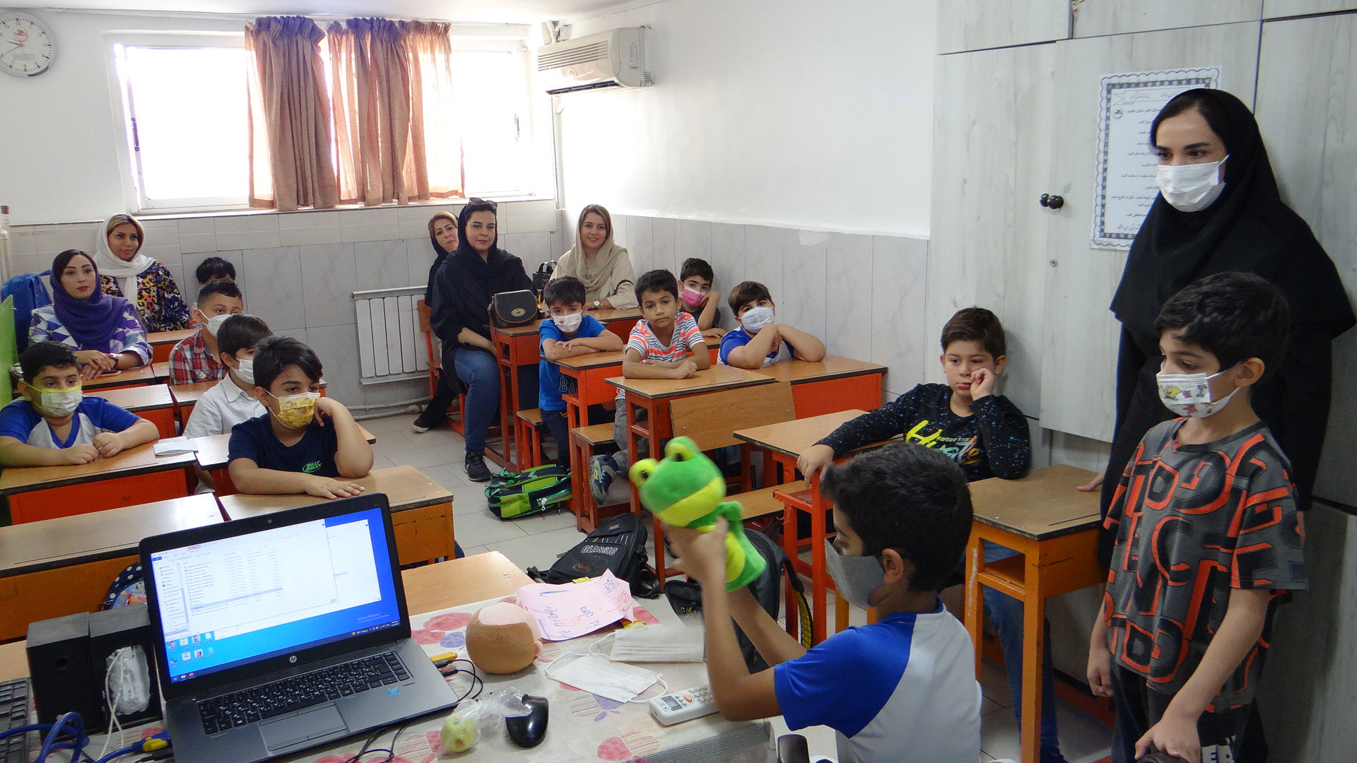 اختتامیه کلاس زبان پایگاه تابستان با حضور اولیای محترم دانش آموزان