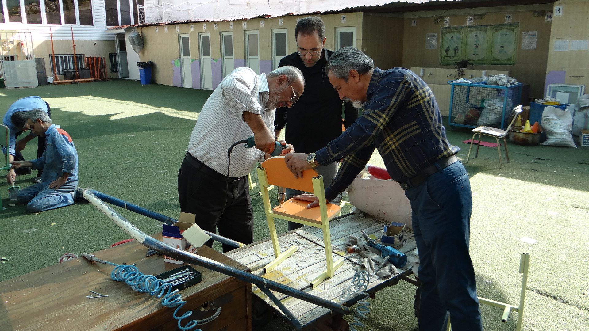 آماده سازی مدرسه برای سال تحصیلی جدید
