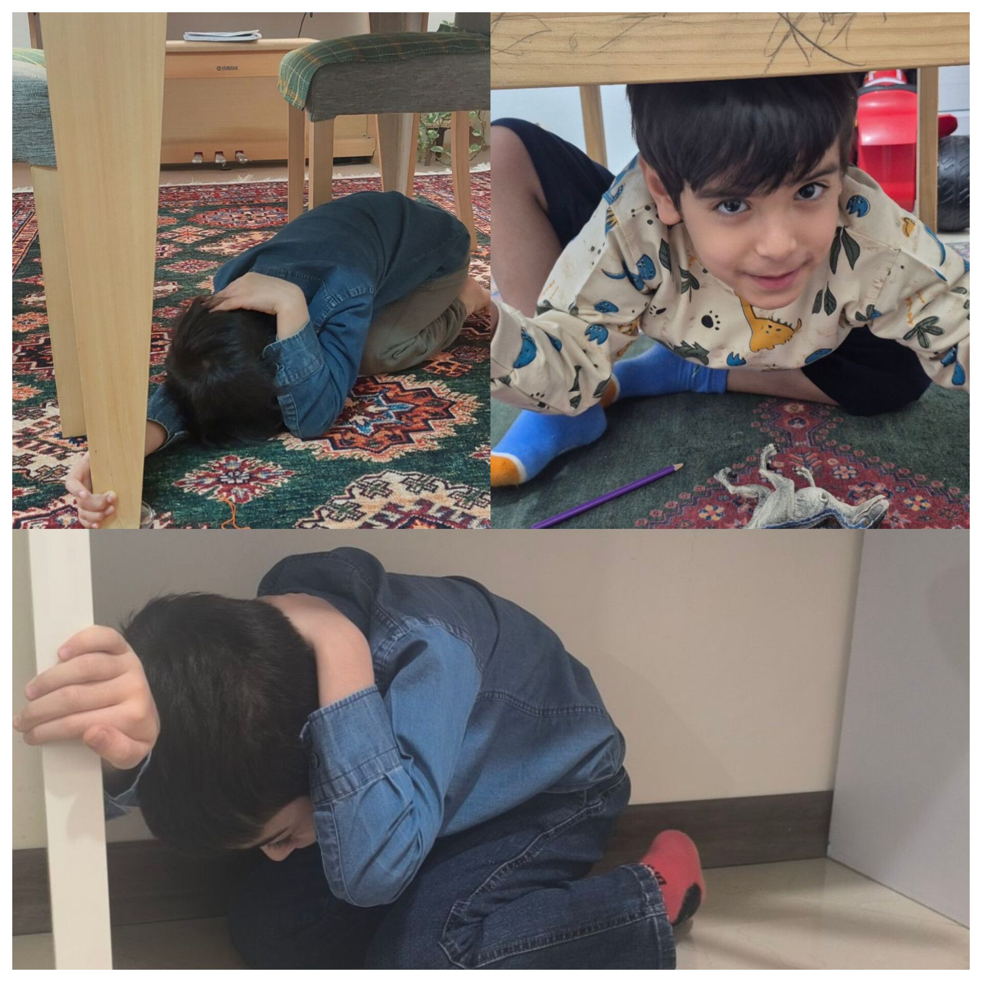 مانور زلزله به صورت آنلاین در دبستان جاوید برگزار شد.