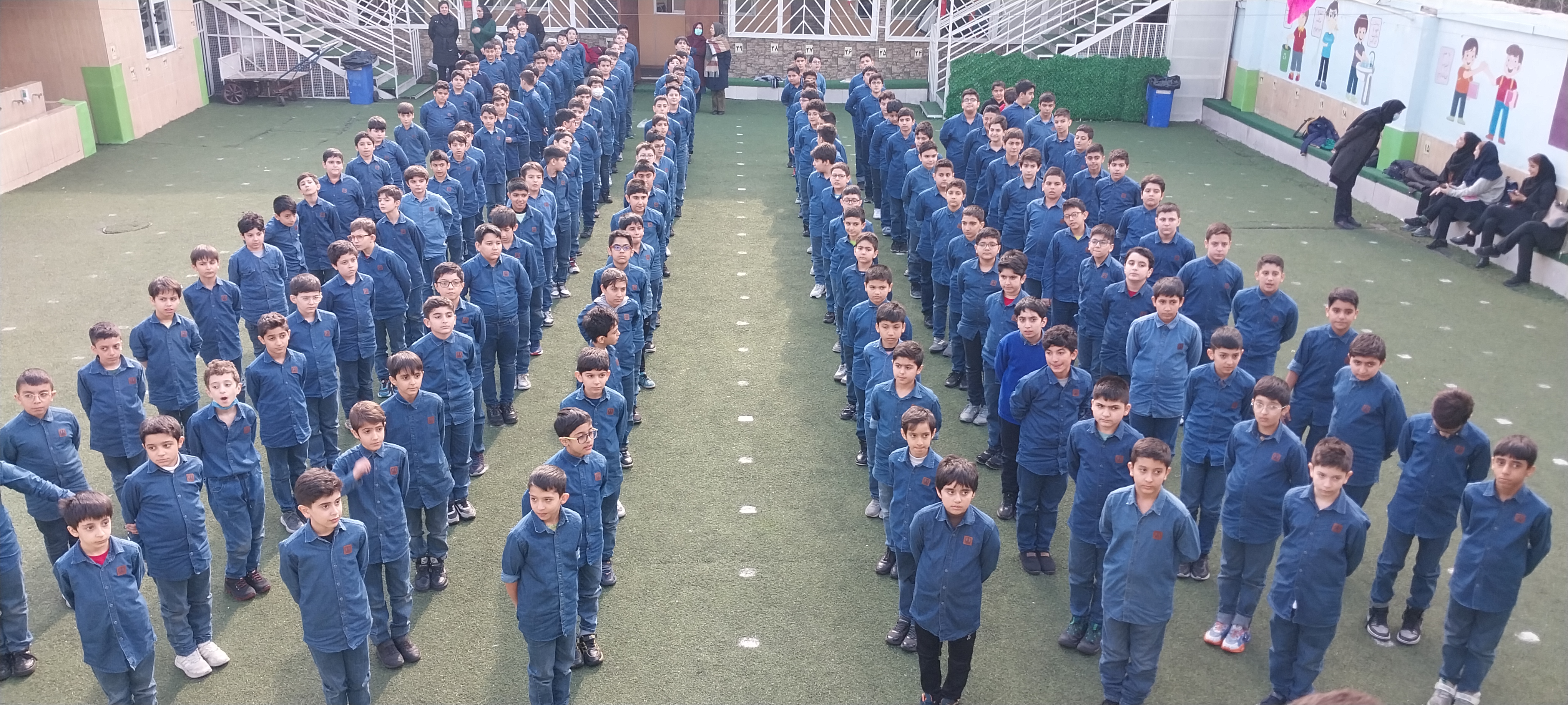 اجرای زیبای سرود همگانی وطن من